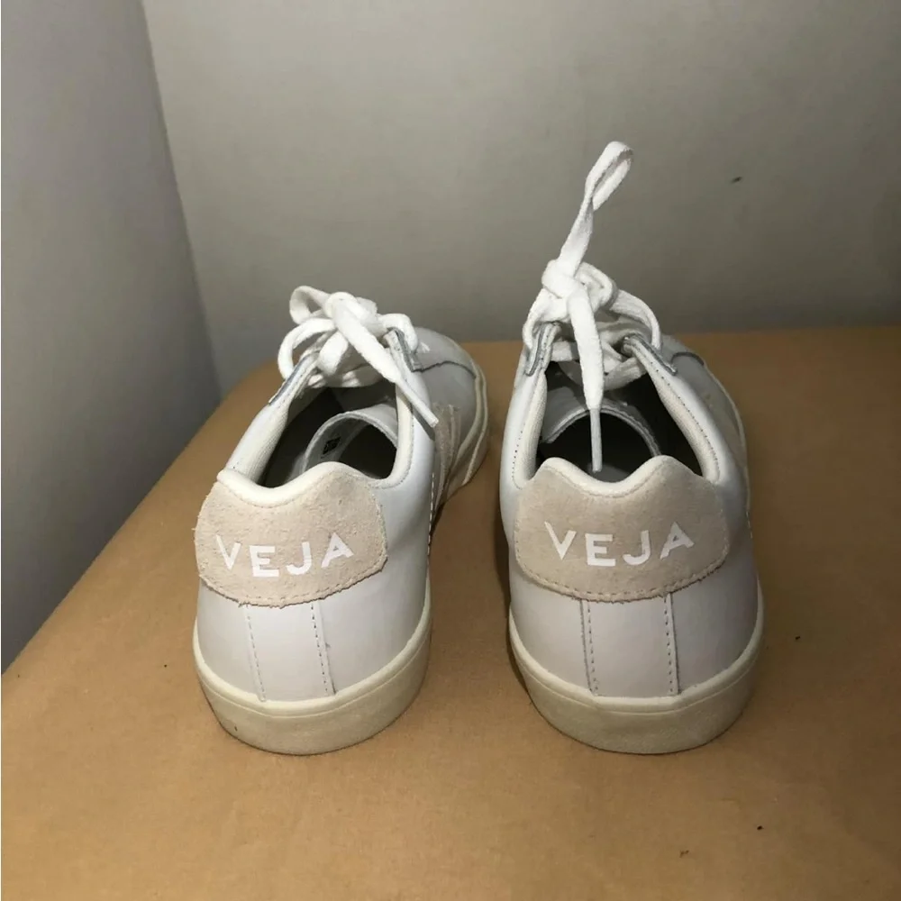 Veja Esplar Leather Sneakers Tan White